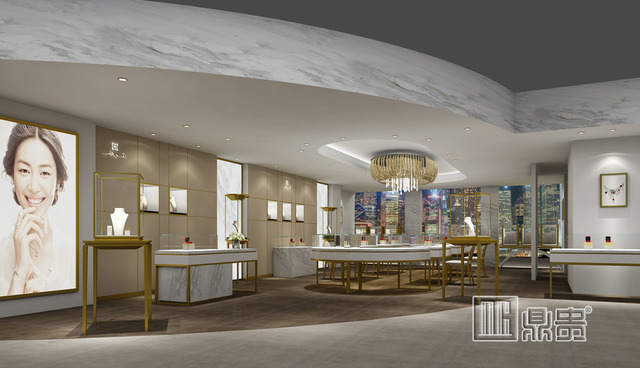 高端奢华珠宝品牌展柜项目