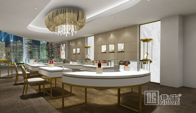 高端奢华珠宝品牌展柜项目