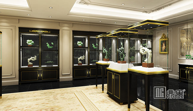 奢华珠宝玉器品牌店展柜项目