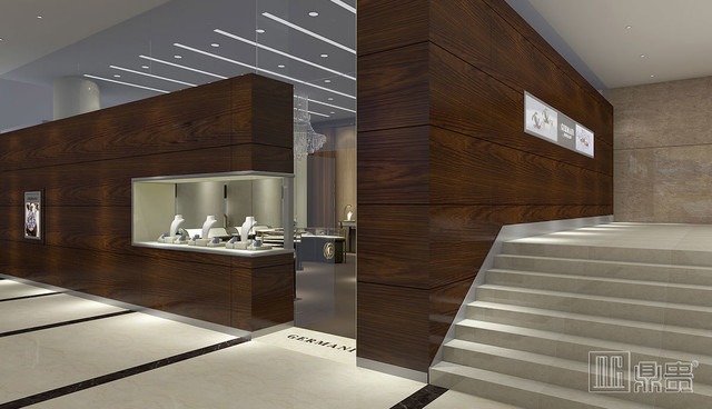 高端奢华品牌珠宝店面展柜项目