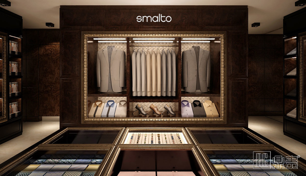 哈国精品男装店