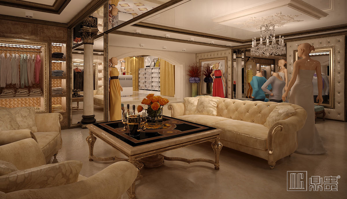 哈国精品女装店