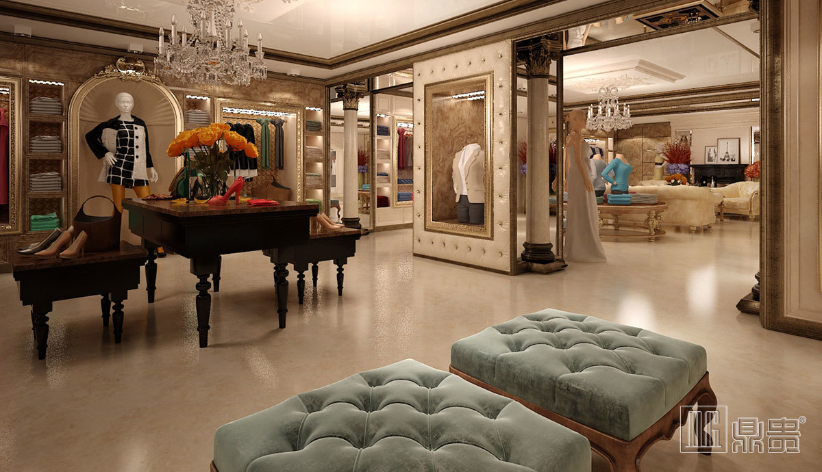 哈国精品女装店