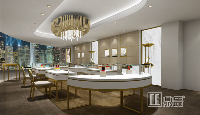 高端奢华珠宝品牌展柜项目