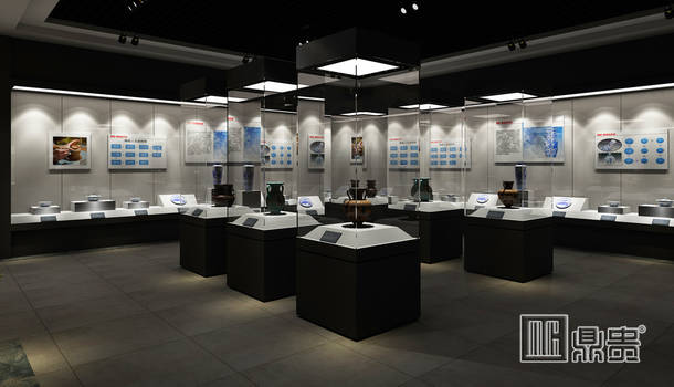 江西陶瓷博物馆展示柜项目