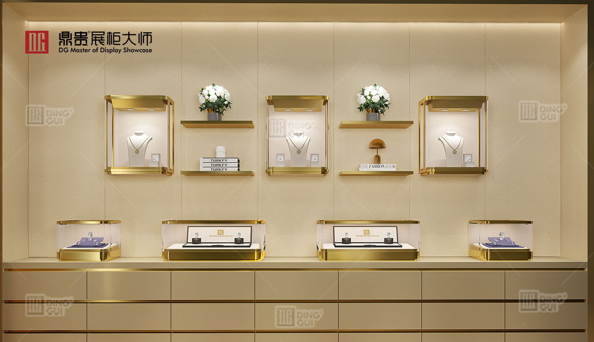奢华高端珠宝墙柜